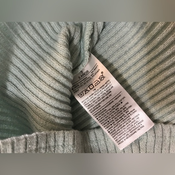 Janie and Jack ribbed puff sleeve top girl's size 3 - Picture 4 of 6